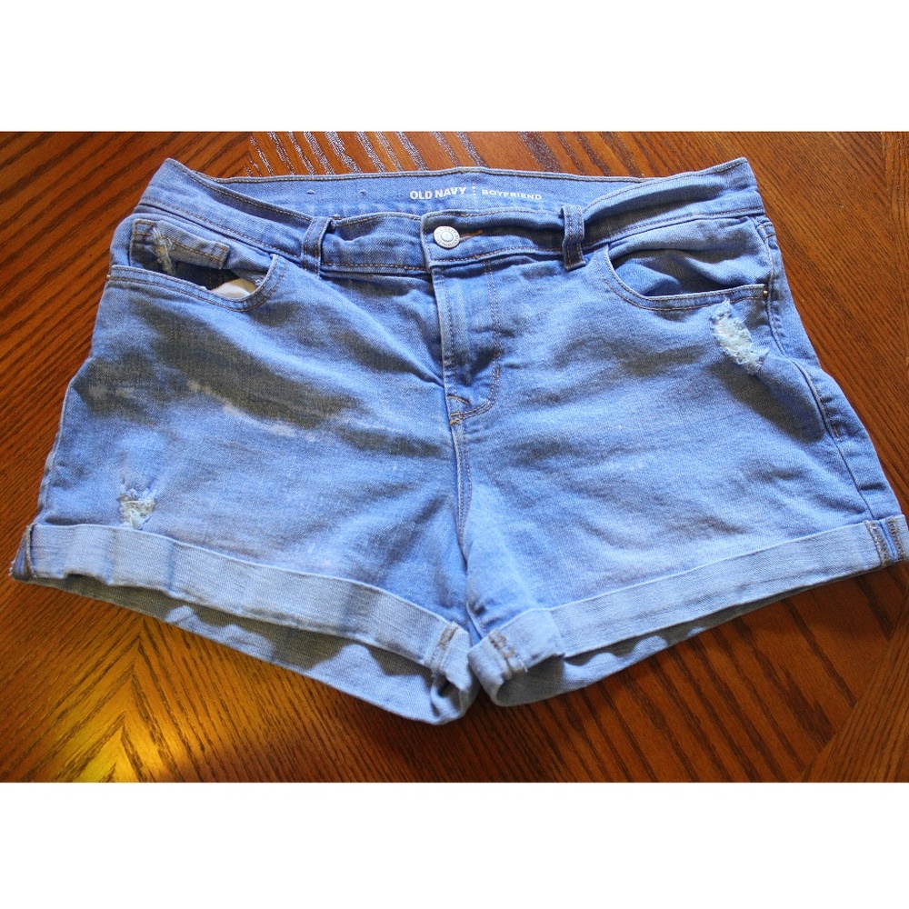 oldnavy boyfriend jean denim shorts brand new sz 6